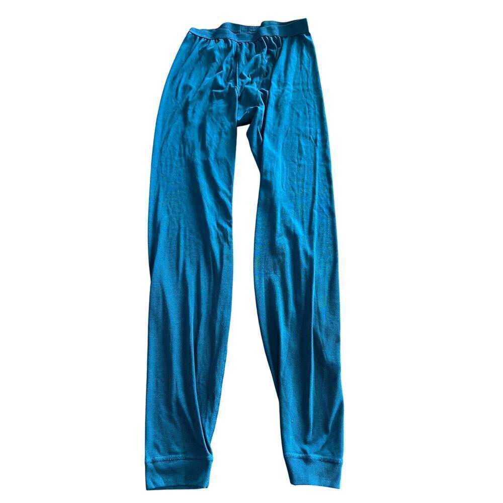 PATAGONIA Women's Blue Capilene Midweight Base Layer Thermal Pants Size Large - Picture 2 of 5
